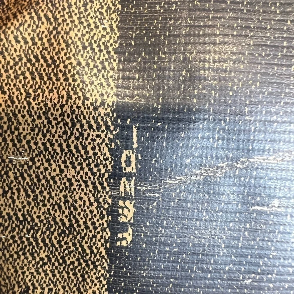 FENDI VINTAGE ITALIAN LEATHER PENGUIN STRIPED PURSE TOTE - Picture 8 of 15